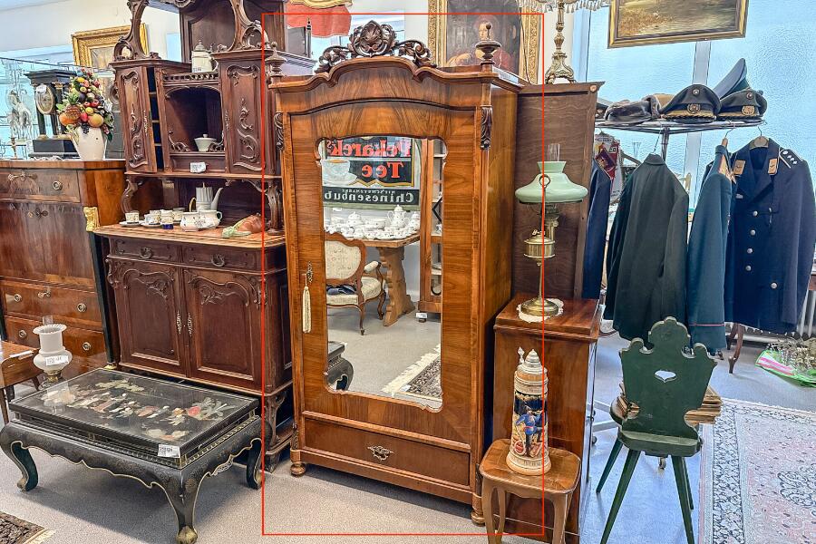 Kleiderschrank Spät Biedermeier